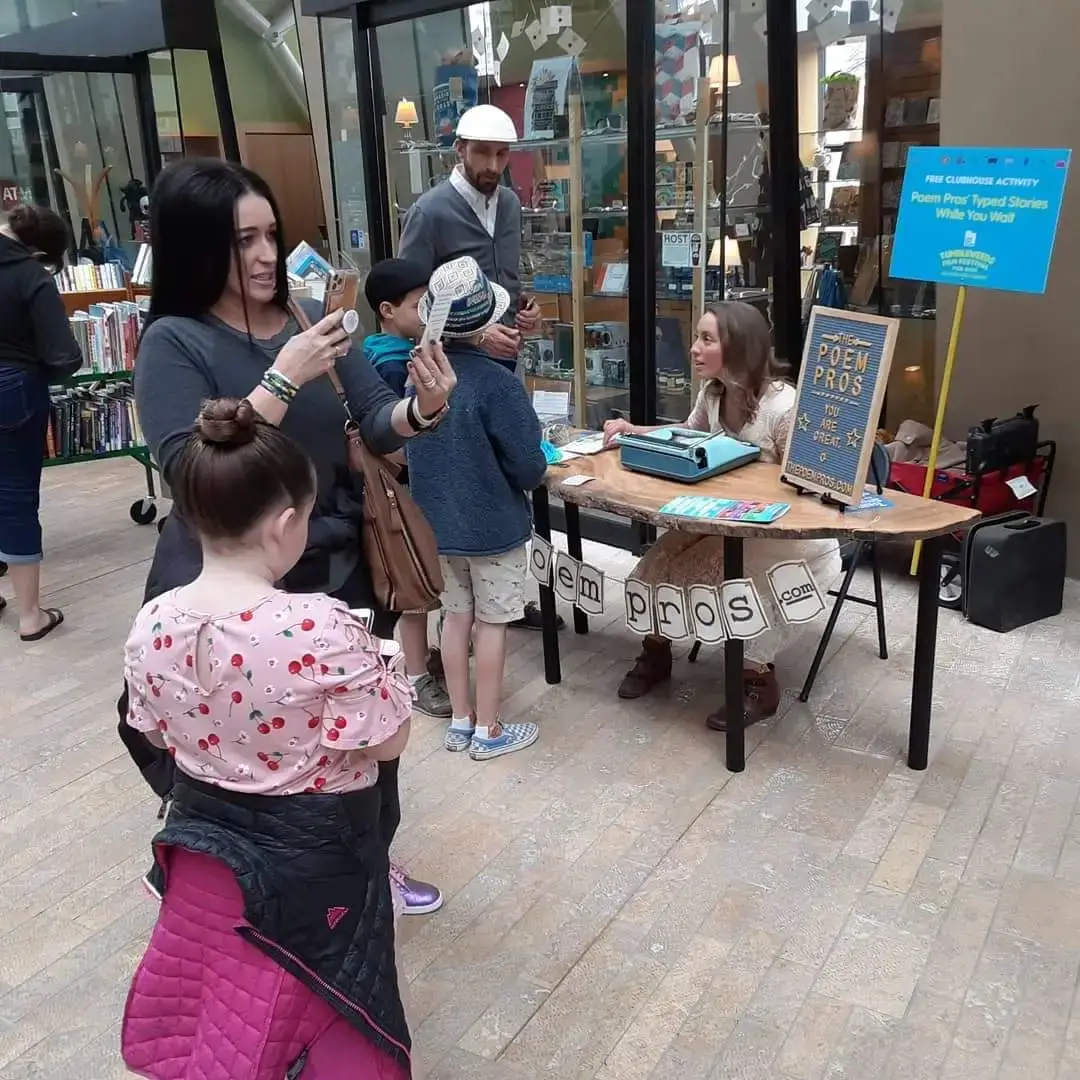 The Poem Pros with kids